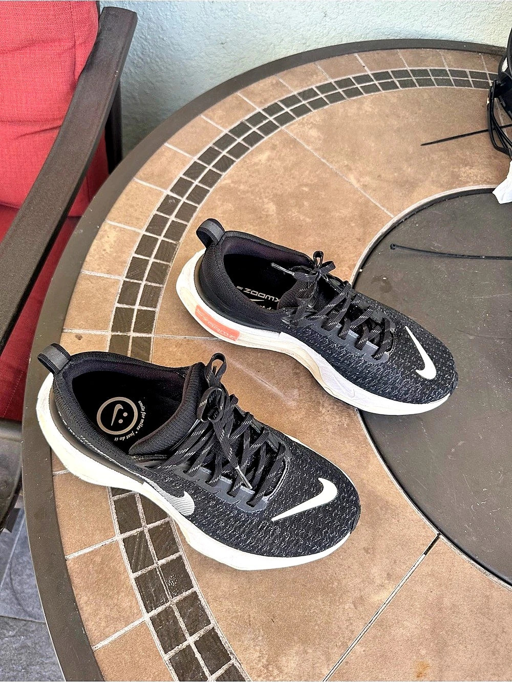 Nike ZoomX Invincible Run Flyknit 3 Running Shoes Black & White US 8